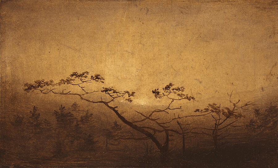 Autumn trees at sunrise - Carl Blechen Digital Art by Samuel HUYNH Autumn trees at sunrise - Carl Blechen Digital Art by Samuel HUYNH