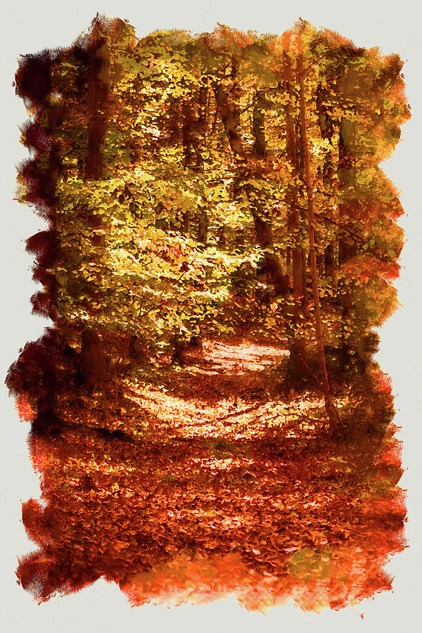 Autumn Vibes - 04 Painting by AM FineArtPrints