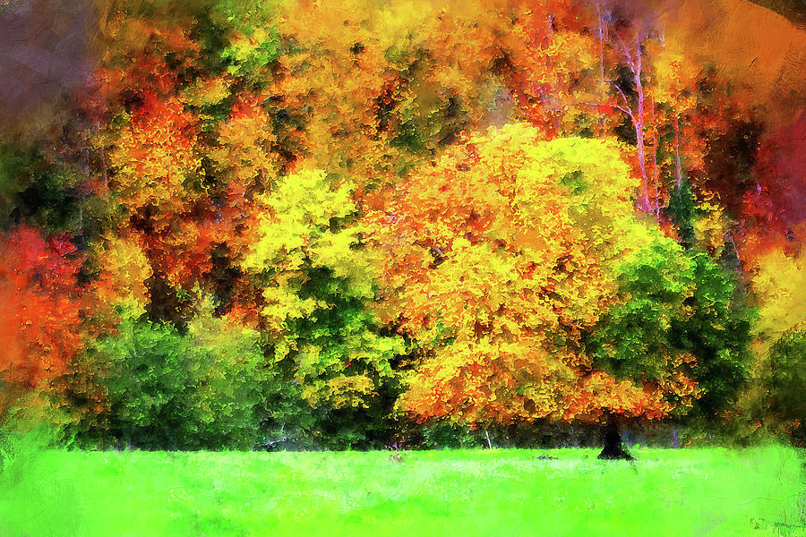 Autumn Vibes - 05 Painting by AM FineArtPrints