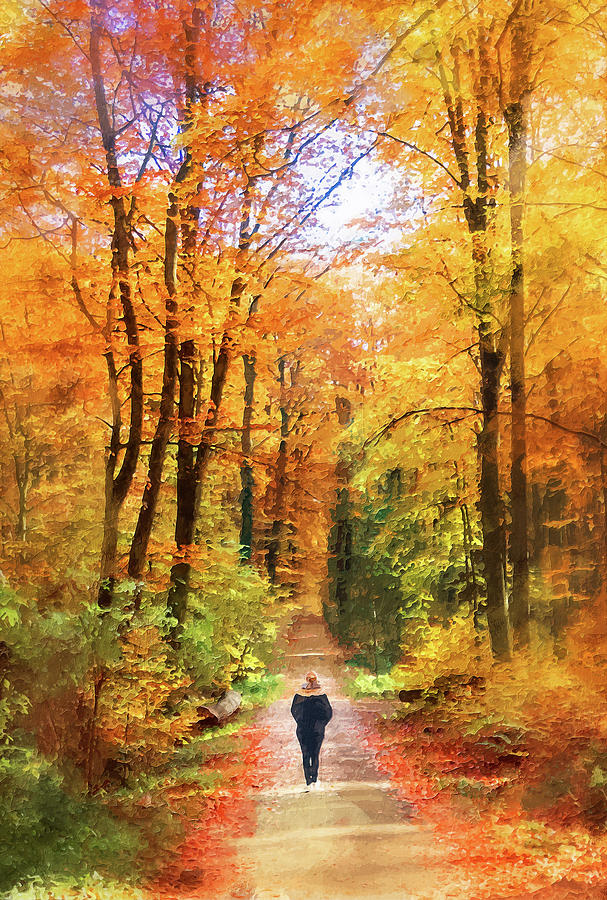Autumn Vibes - 06 Painting by AM FineArtPrints