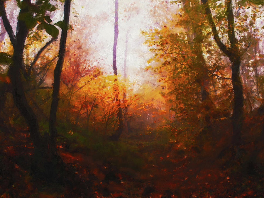 Autumn Vibes - 16 Painting by AM FineArtPrints