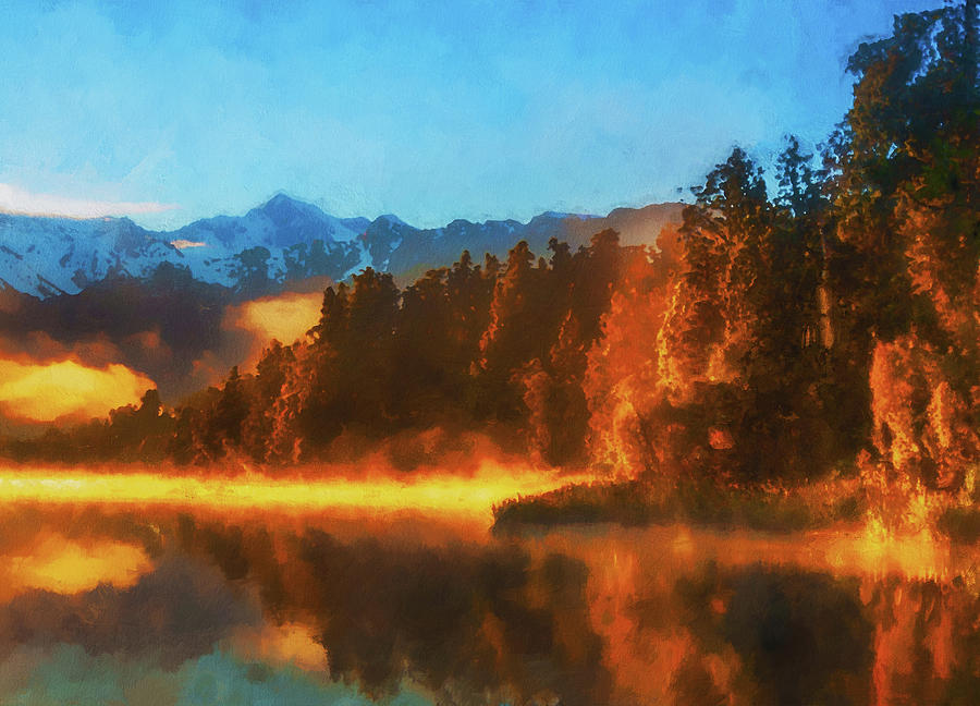 Autumn Vibes - 17 Painting by AM FineArtPrints