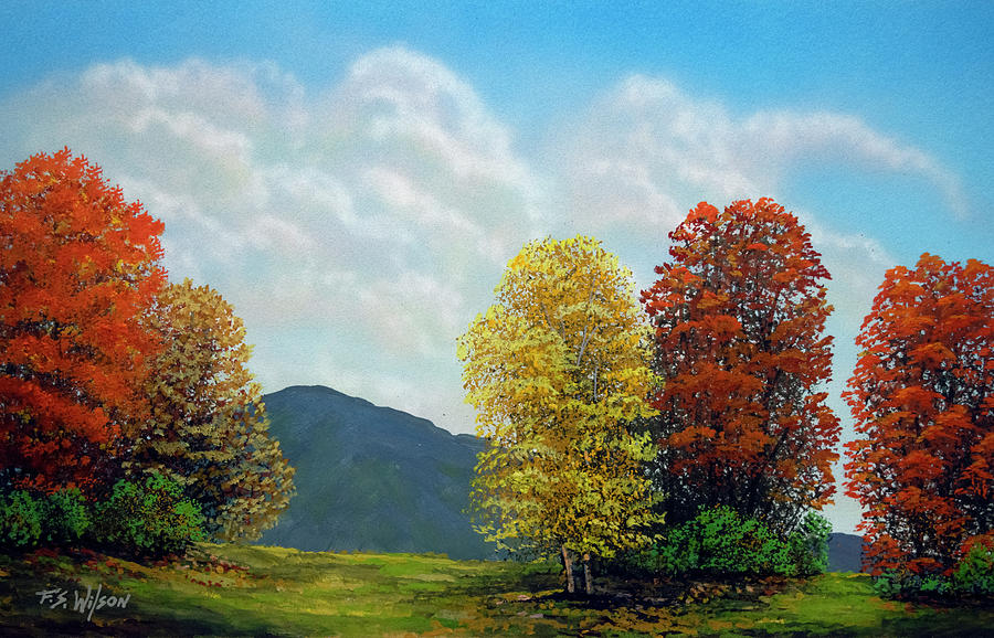 Fall Painting - Autumn View by Frank Wilson