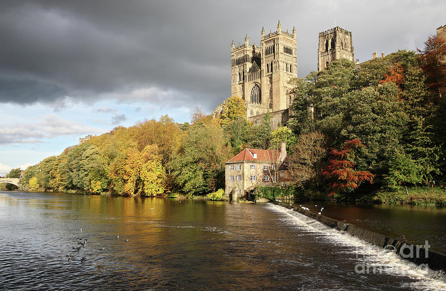 Autumn View of Durham Cathedral Photograph by Bryan Attewell
