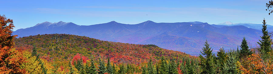Autumn View of Franconia Ridge Photograph by Ken Stampfer