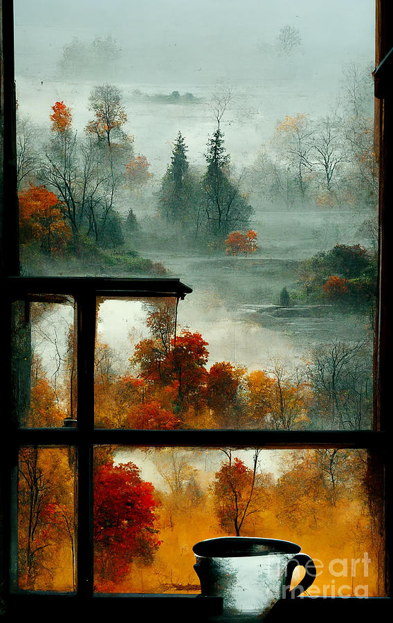 Still Life Digital Art - Autumn views by Sabantha