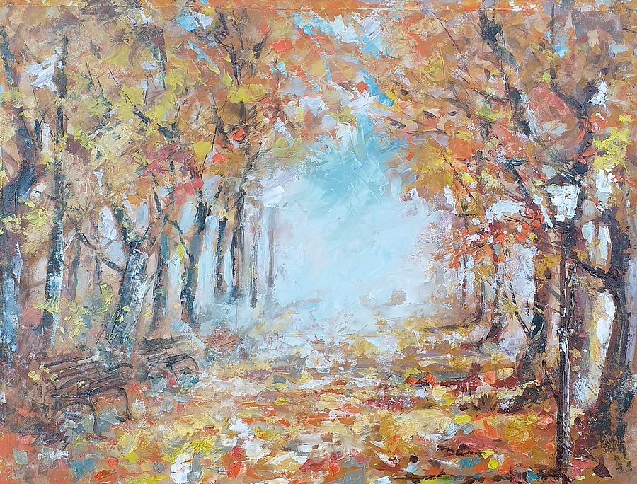 Autumn Walk Painting