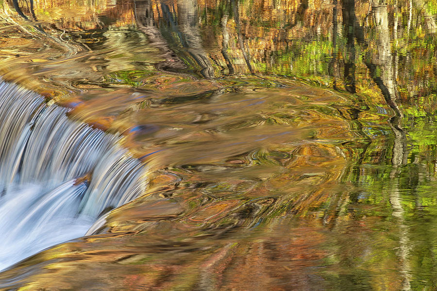 Autumn Water Abstract Photograph by Cate Franklyn