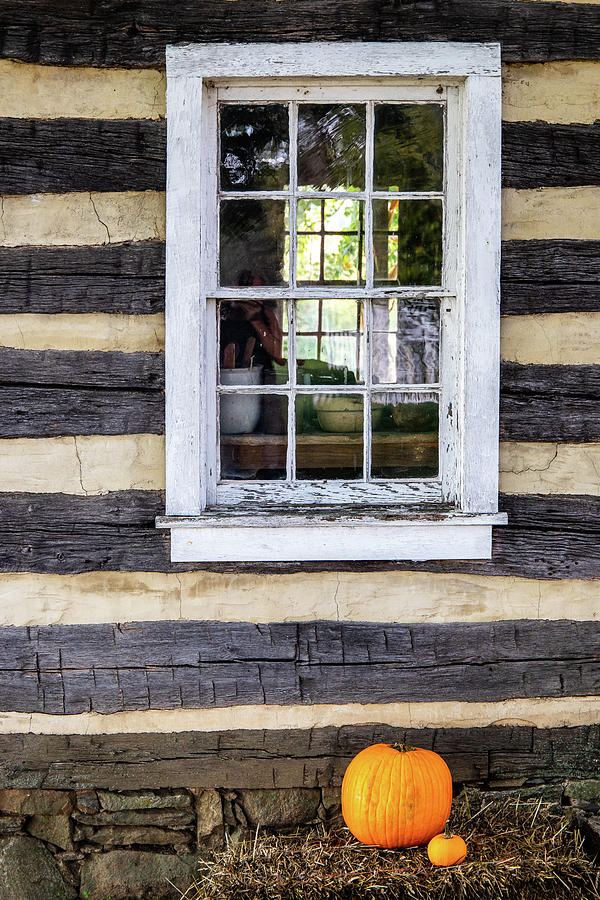 Autumn Window Photograph