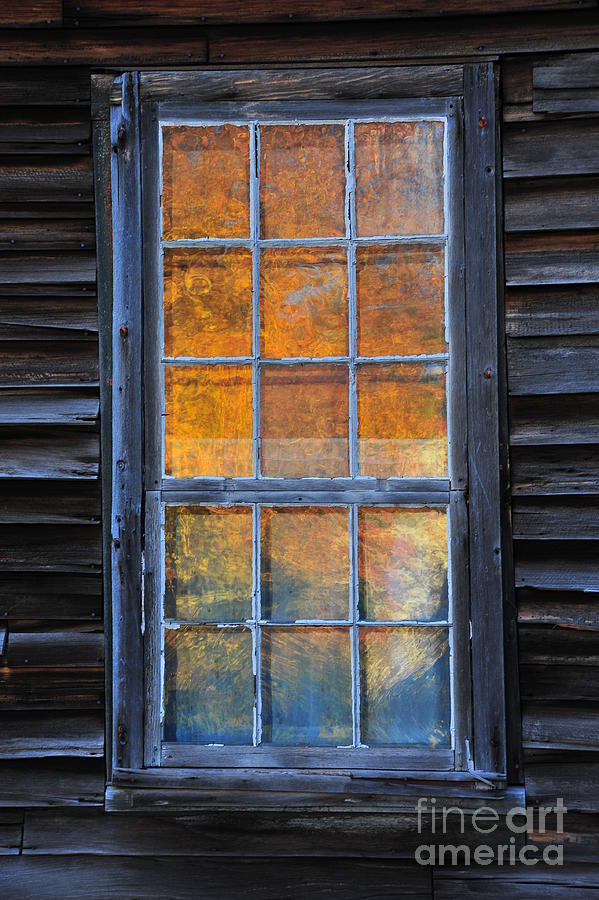 Window Into Autumn Abstract Photograph by Terri Gostola