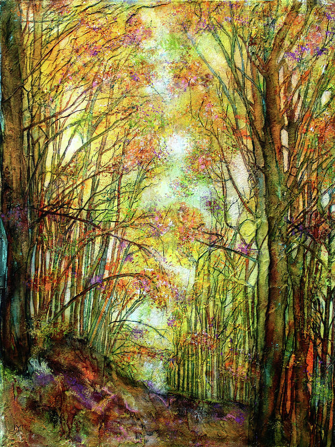 Autumn Winds Painting by Janet Immordino
