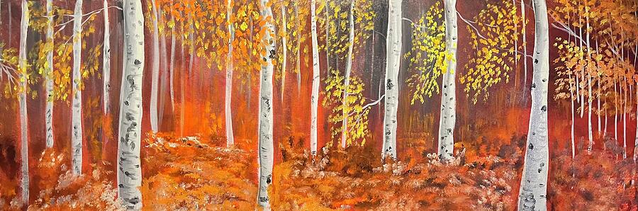 Tree Painting - Autumn Wonderland by Susan L Sistrunk