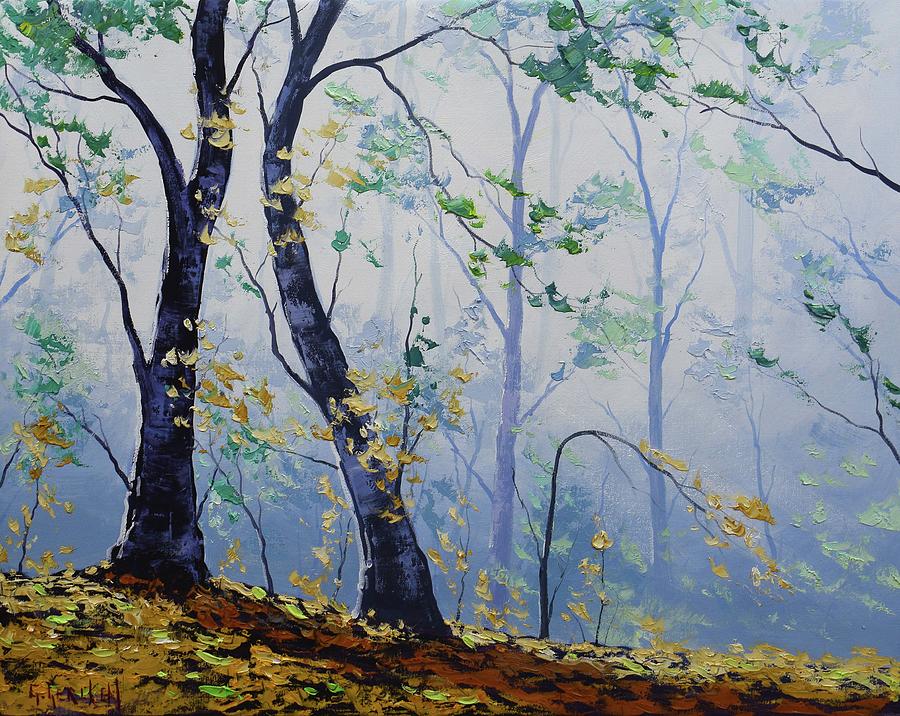 Autumn Woodland Painting