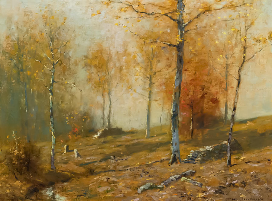 Fall Painting - Autumn Woodlands by Bruce Crane