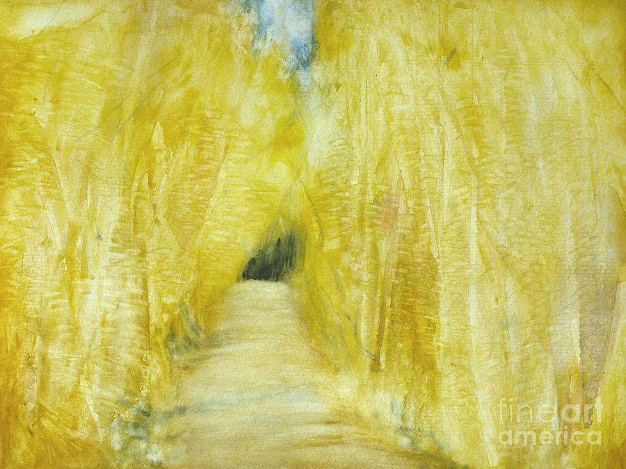 Autumn Yellow Painting by Phillip Jones