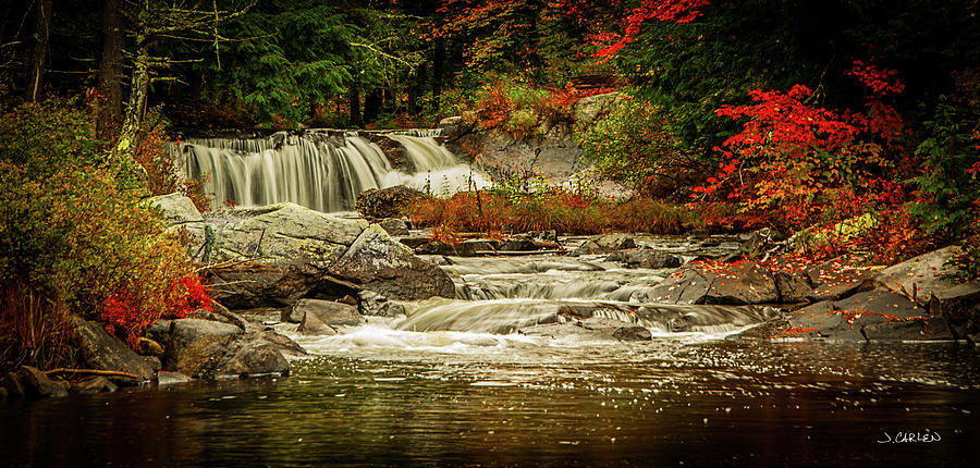 Autumnal Falls Photograph by Jim Carlen