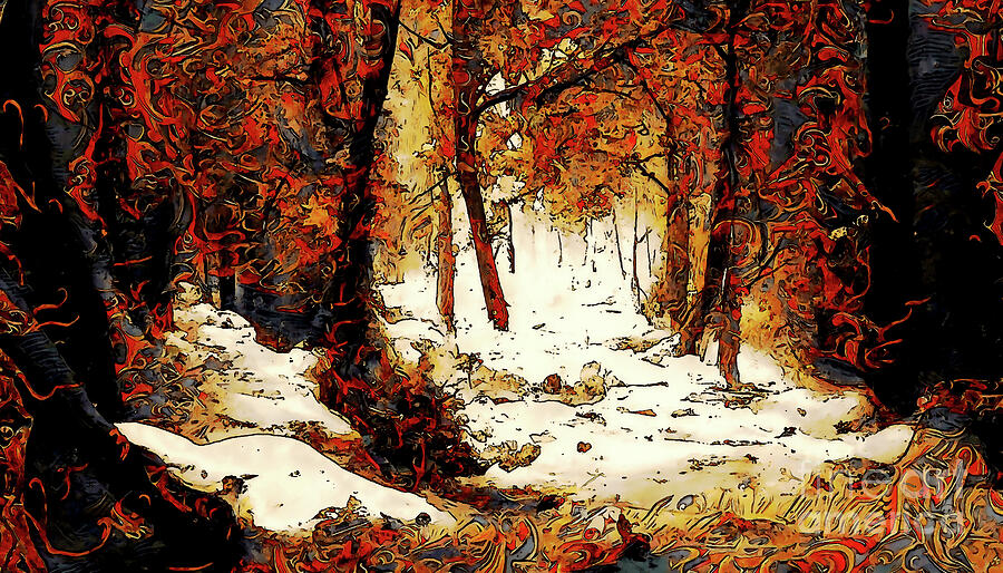 Autumnal Fantasy Digital Art by Chris Bee