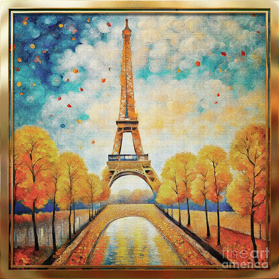 Autumnal Paris Digital Art by Edmund Nagele FRPS