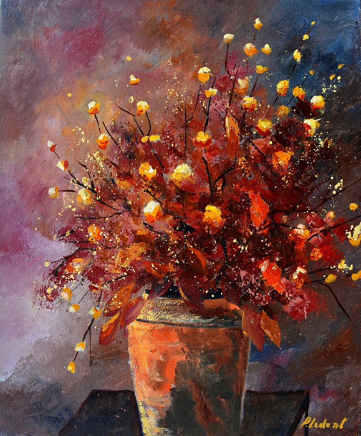 Autumnal still life Painting by Pol Ledent