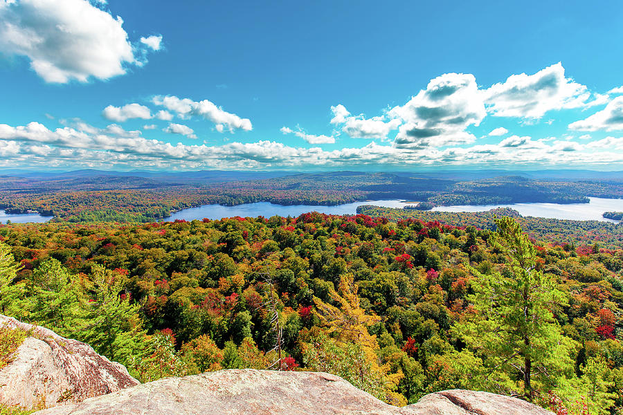 Autumnal View from Bald Mountain Photograph by David Patterson
