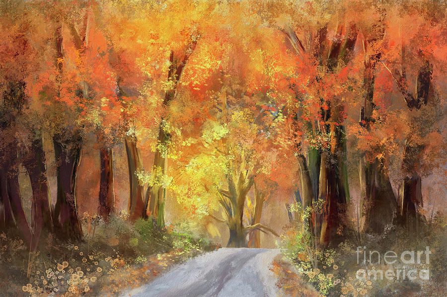 Autumns Fire Digital Art by Lois Bryan