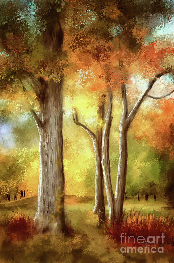 Autumns Fleeting Glory Digital Art by Lois Bryan
