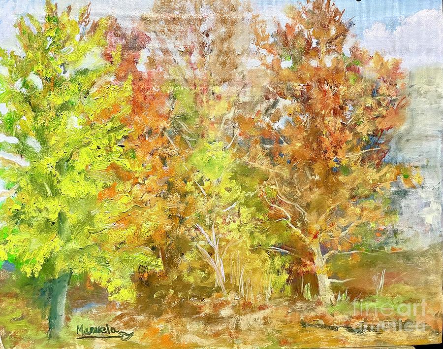Autumns Splendor Painting by Manuela Woolsey