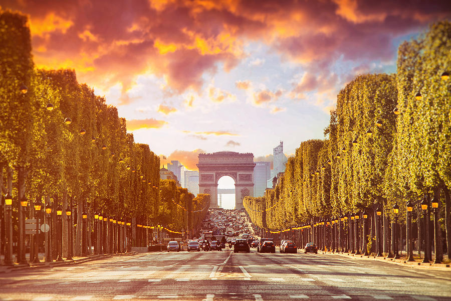 Aux Champs Elysees Photograph by Iryna Goodall
