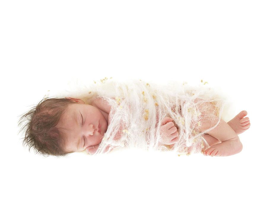 Ava as a Cocoon Photograph by Anne Geddes