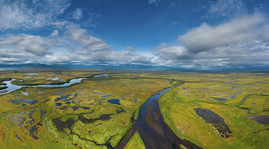 Avacha river delta on Kamchatka Photograph by Mikhail Kokhanchikov