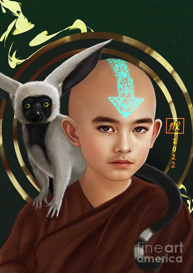 Avatar Aang Digital Art by Malti Redeker - Fine Art America