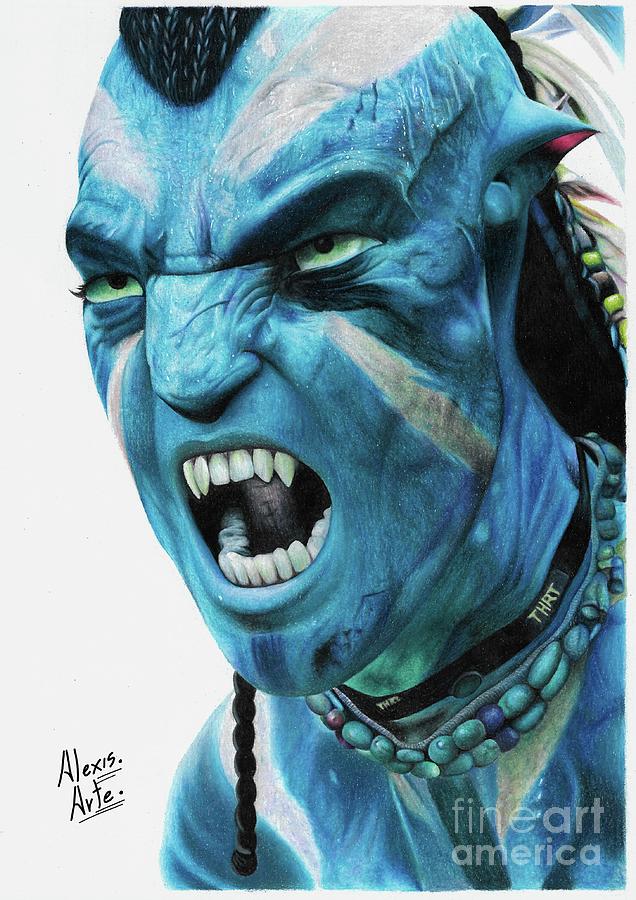 Avatar Drawing Drawing by Alexis Arte