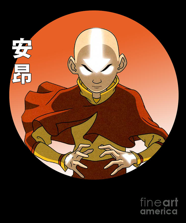 Avatar The Last Airbender Aang Japanese Art Drawing by Anime Art - Pixels