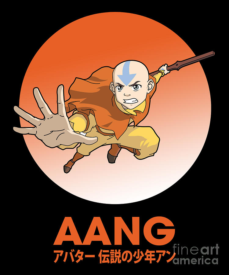 Avatar The Last Airbender Ang Anime Character Black Hoodie : Target