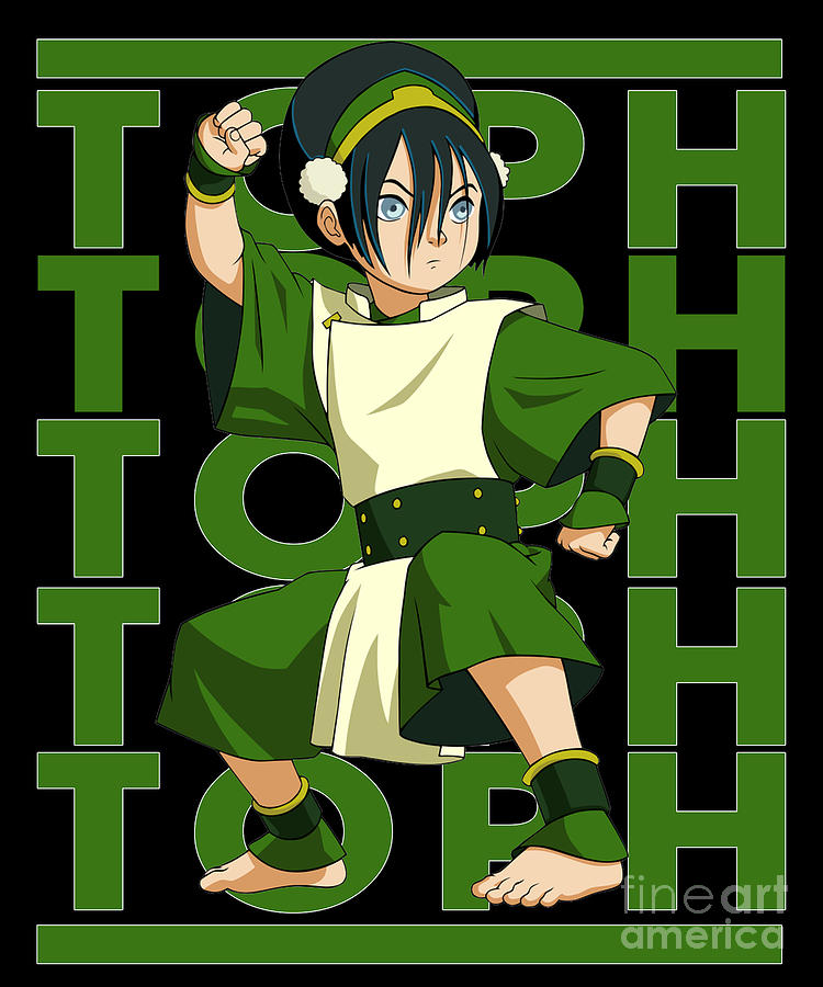 Avatar The Last Airbender Toph Beifong Name Anime Drawing by Anime Art -  Pixels