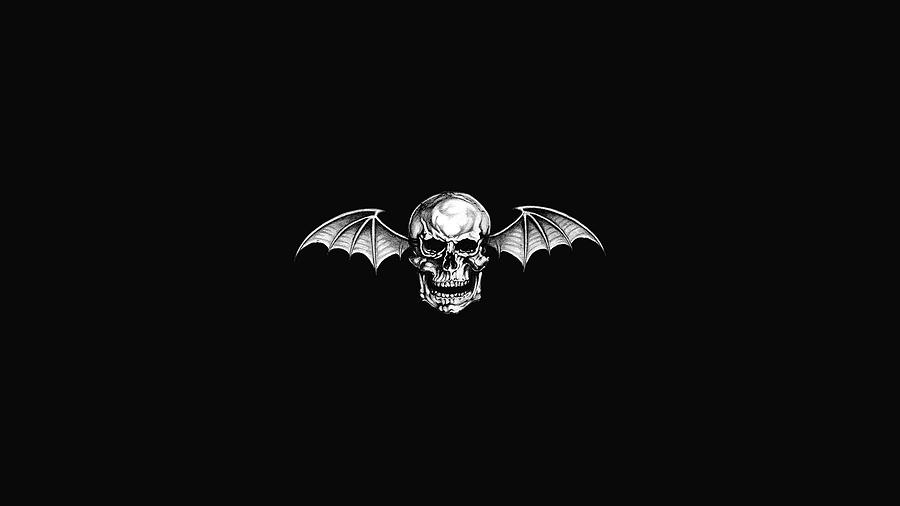 Avenged Sevenfold Deathbat A7X band logo band mascot heavy metal hard ...