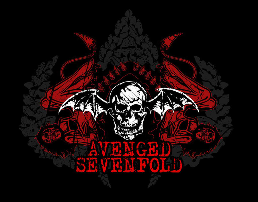 Avenged Sevenfold logo Painting by Mia Stephens - Fine Art America