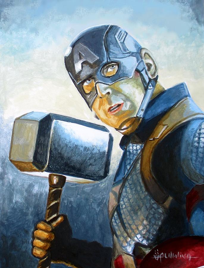 Avengers Painting - Avengers Assemble by Al  Molina