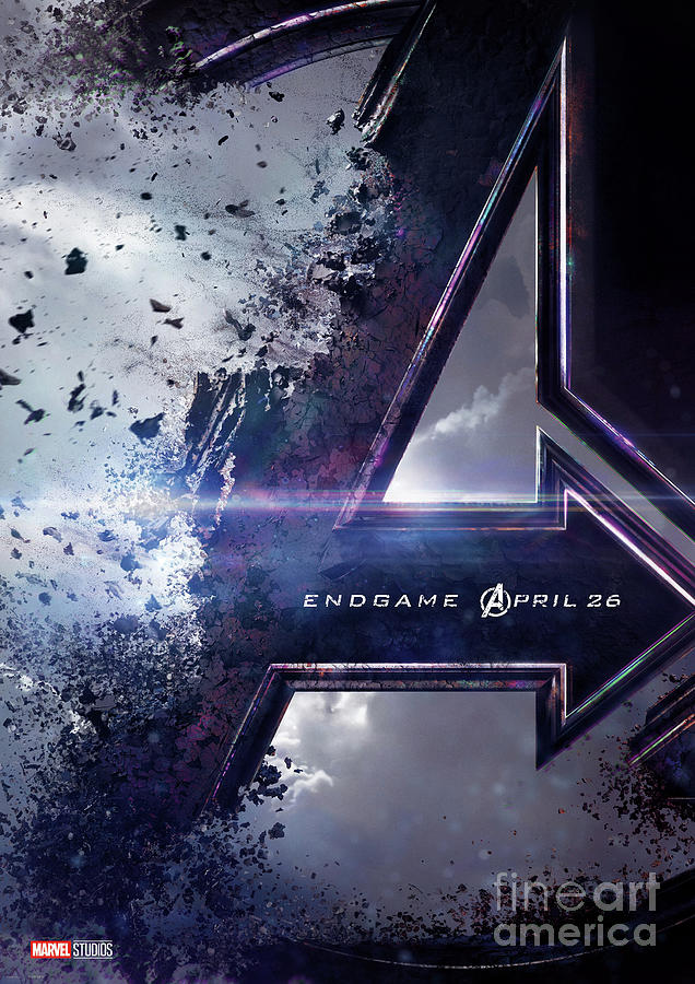 Avengers Endgame Marvel Movie Cover Digital Art by Slavei Hristov