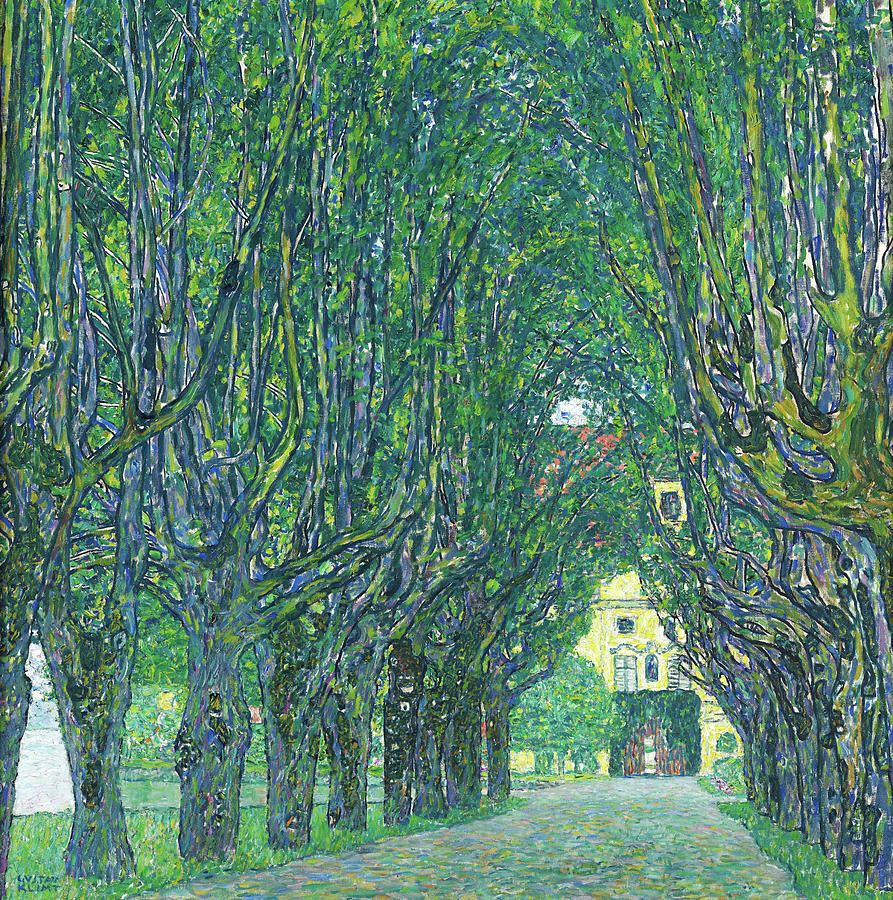 Avenue In The Park Of Schloss Kammer 1912 Painting By Gustav Klimt