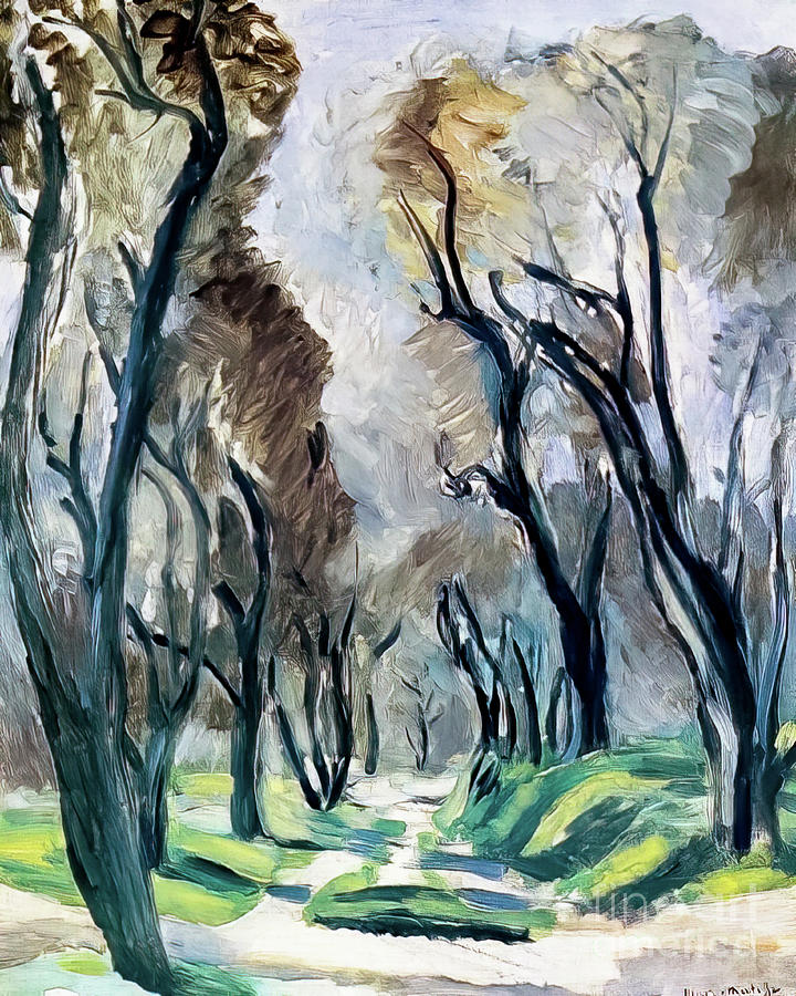 Avenue of Olive Trees by Henri Matisse 1920 Painting by Henri Matisse