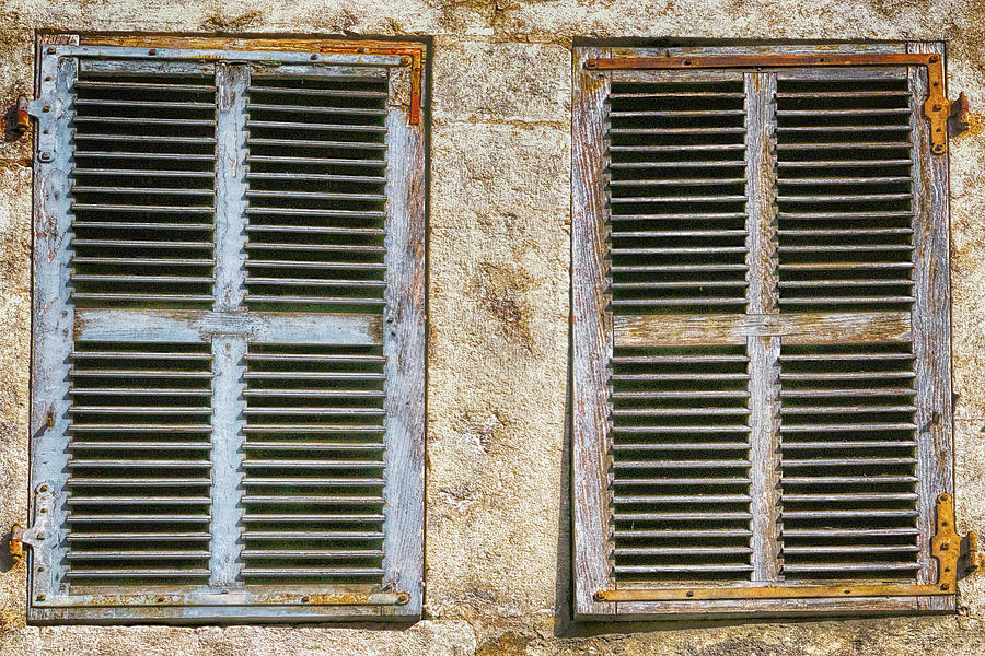 Twin Windows Photograph by Claude LeTien - Pixels