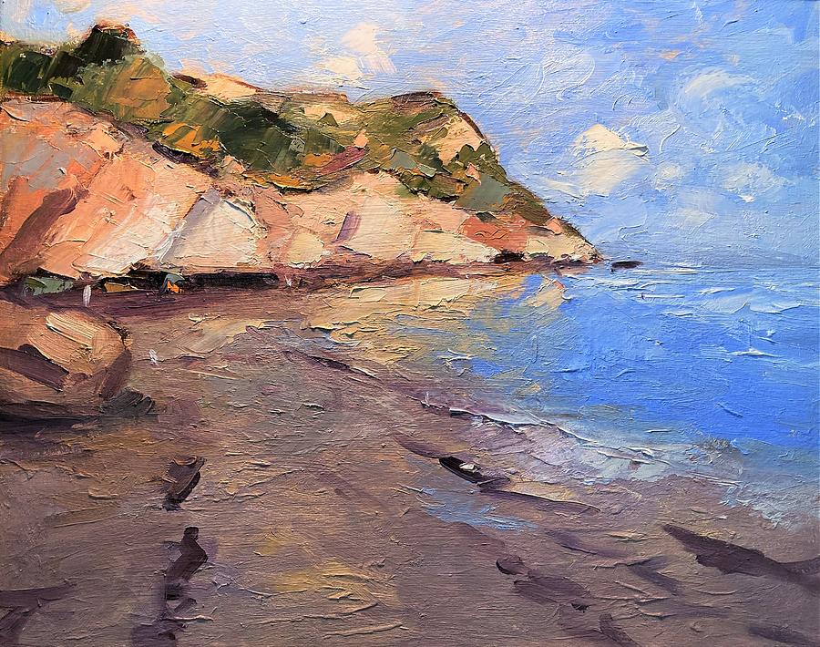 Avila Beach California Painting by R W Goetting