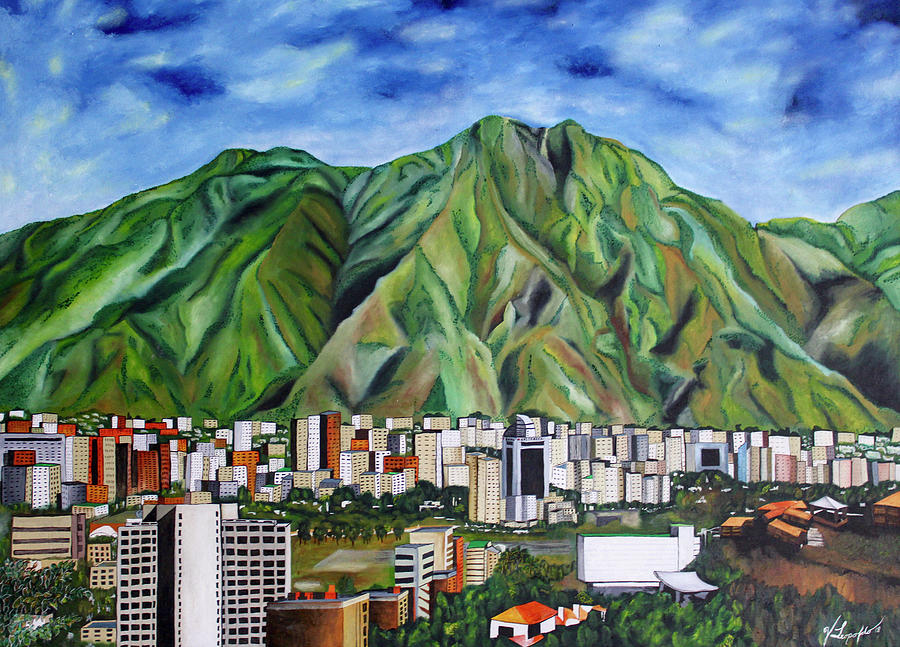 Avila Caracas Green City Painting by Jleopold Jleopold