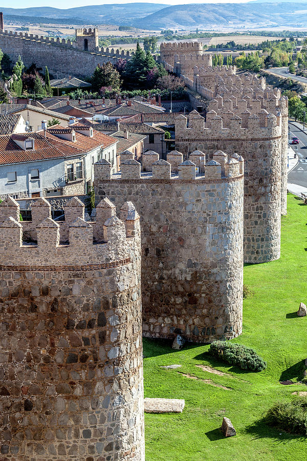 Avilas Imposing Medieval Walls Photograph by W Chris Fooshee