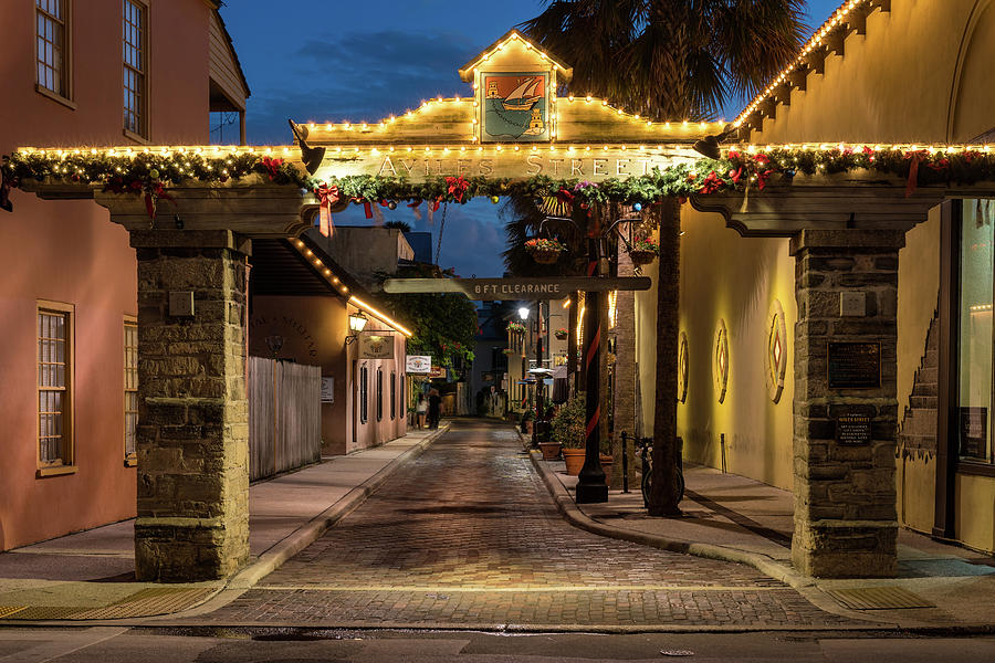 Aviles Street, St. Augustine, Florida Photograph by Dawna Moore Photography