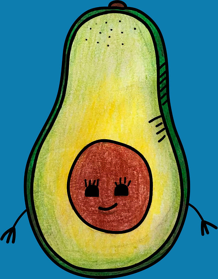 Avocado Aesthetic Painting by Watson Daisy | Fine Art America