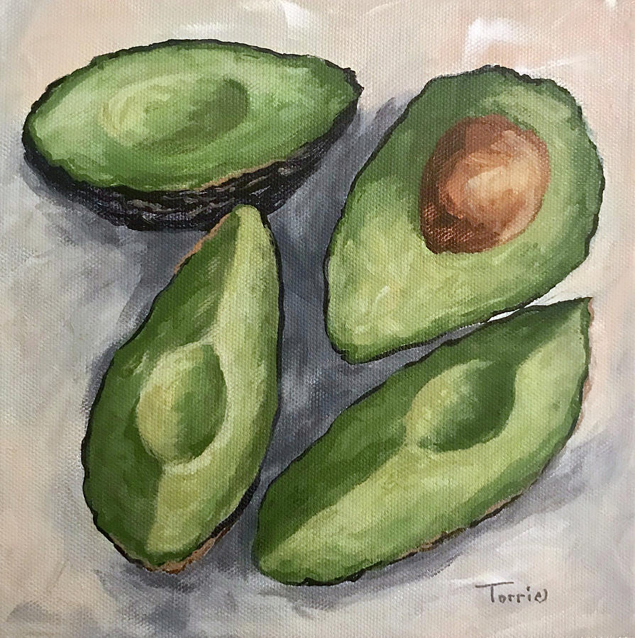 Avocado Bunch Painting by Torrie Smiley