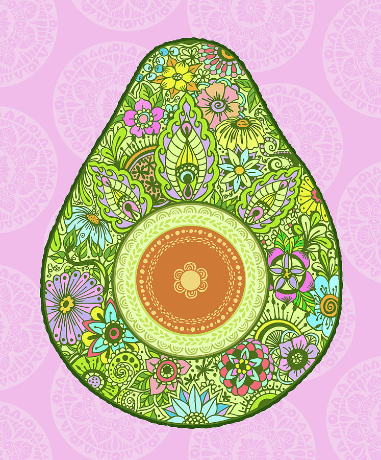 Avocado Garden Digital Art by Tammy Wetzel