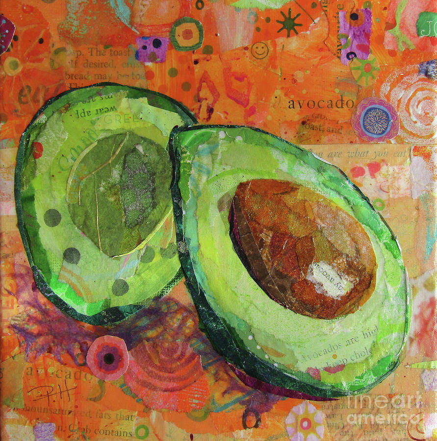 Avocado Mixed Media by Patricia Henderson